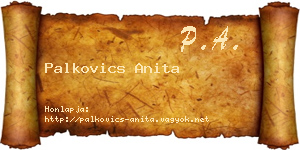 Palkovics Anita névjegykártya